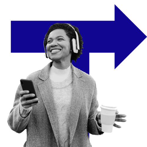 Woman on phone